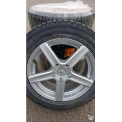 205/55 R16 Continental dubbdäck med fälg