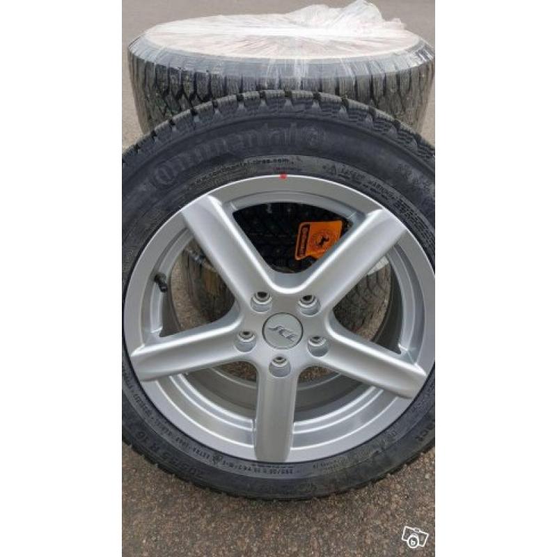 205/55 R16 Continental dubbdäck med fälg