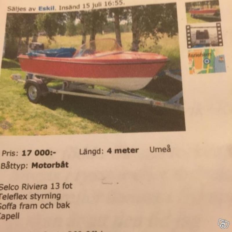 Selko Riviera Båt