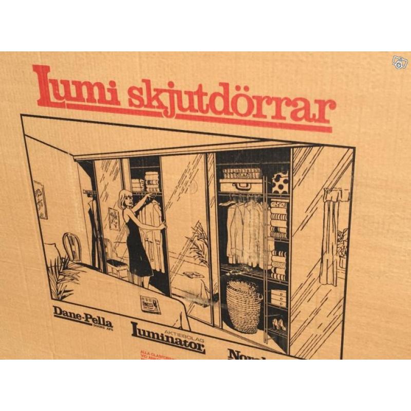 Spegelskjutdörrar Lumi