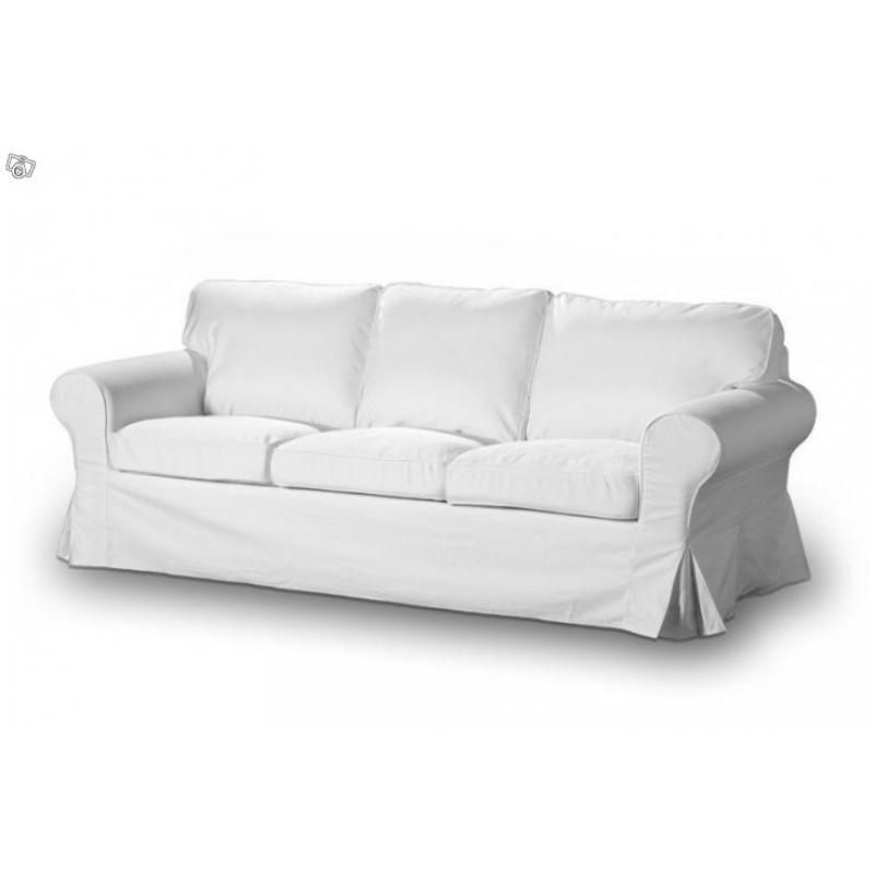 Ikea Ektorp-soffa med vit klädsel