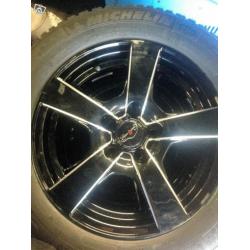 15" volvo v70 hjul nya michelin däck m+s