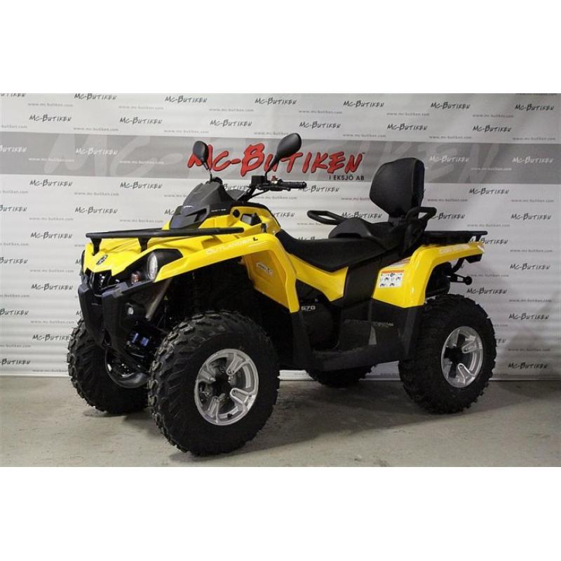 Can-Am Outlander DPS 570 -Winsch o gårdsvagn -16