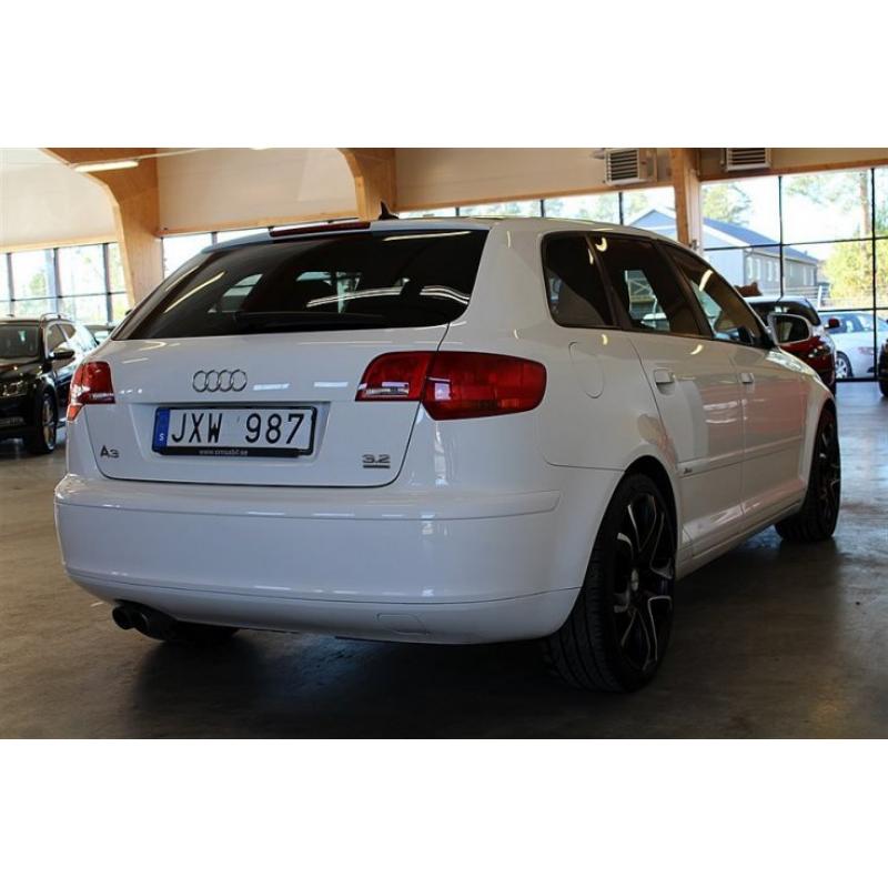 Audi A3 3.2 DSG QUATTRO S-LINE 250 HK SÅLD -07