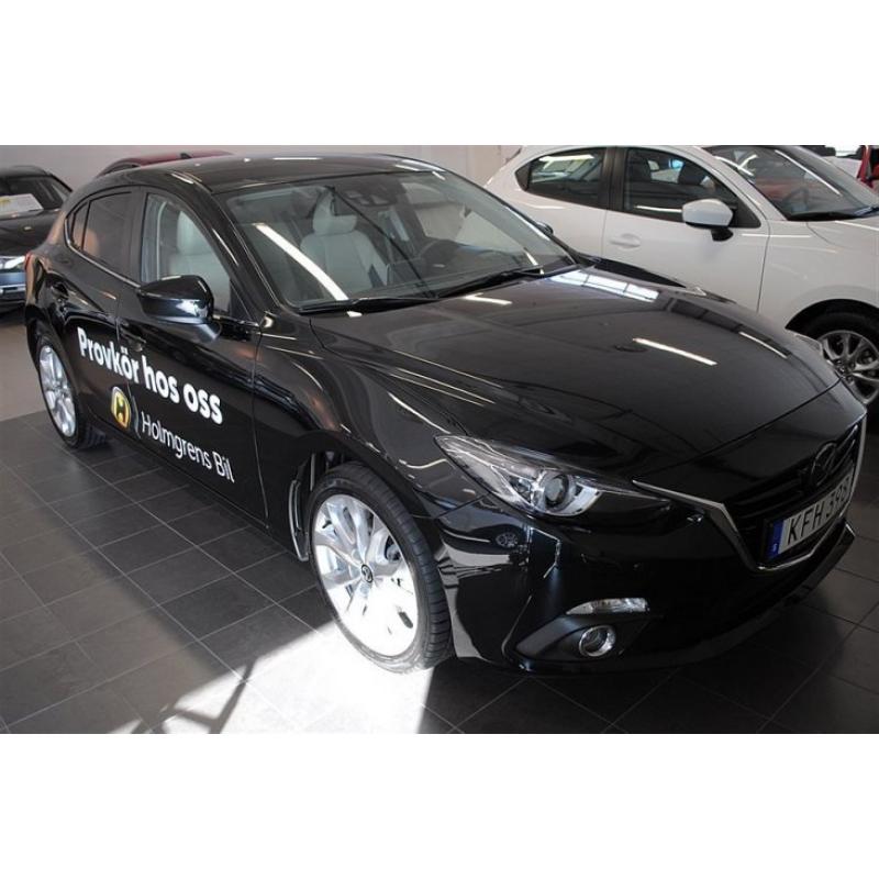 Mazda 3 OPTIMUM 150 HK SÄKERHETSPKT OFF-WHITE -16